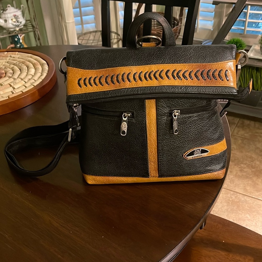 Vintage Bessel Leather Backpack